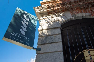 banner outside UNO DENTAL San Francisco