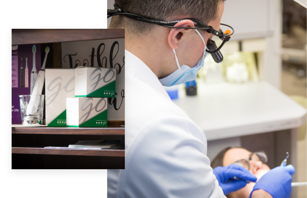 patient receiving dental care during their visit to UNO DENTAL SAN FRANCISCO